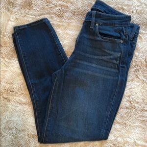 PAIGE Dark Blue Skinny Jeans
